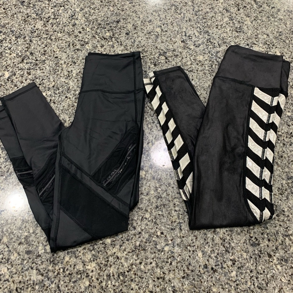 Victoria Sport Faux Leather Leggings Bundle